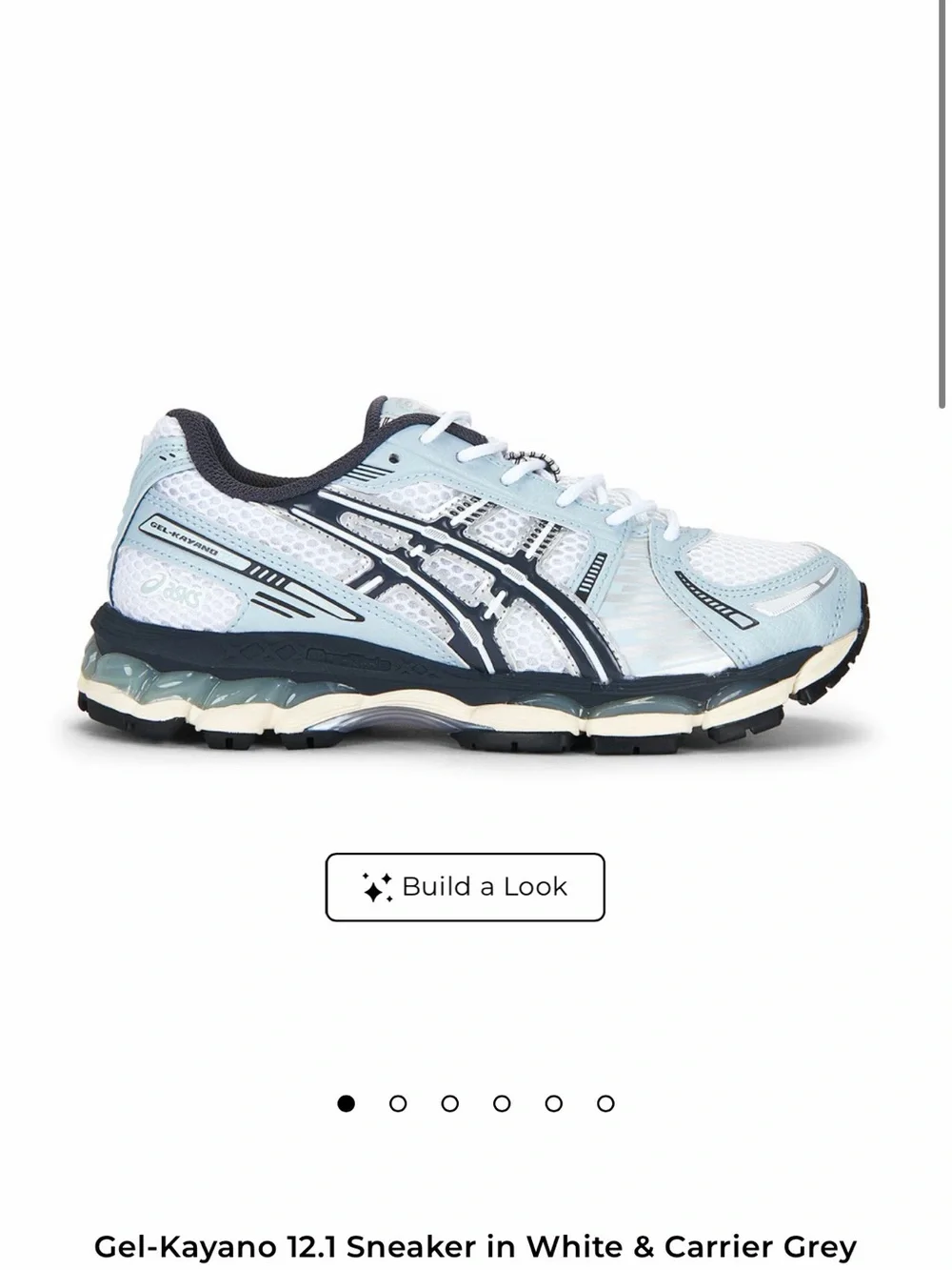 Asics Women's Pale Blue and White Mesh Running Sneakers